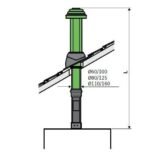 Bosch pagrindinis kamino komplektas C33x Ø80/125, vertikalus - Image 3