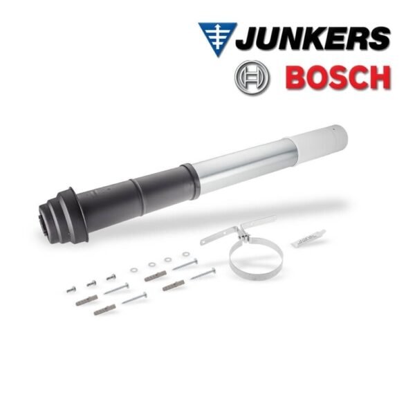 Bosch pagrindinis kamino komplektas C33x Ø80/125, vertikalus