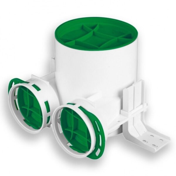 Plastikinė difuzoriaus dėžutė 2× Dn75 - Dn125mm, Spectra